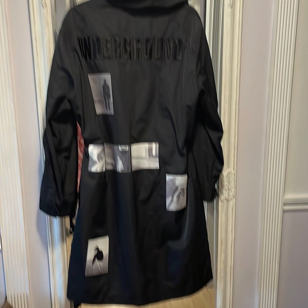 PEACEBIRD long hooded jacket size XL black